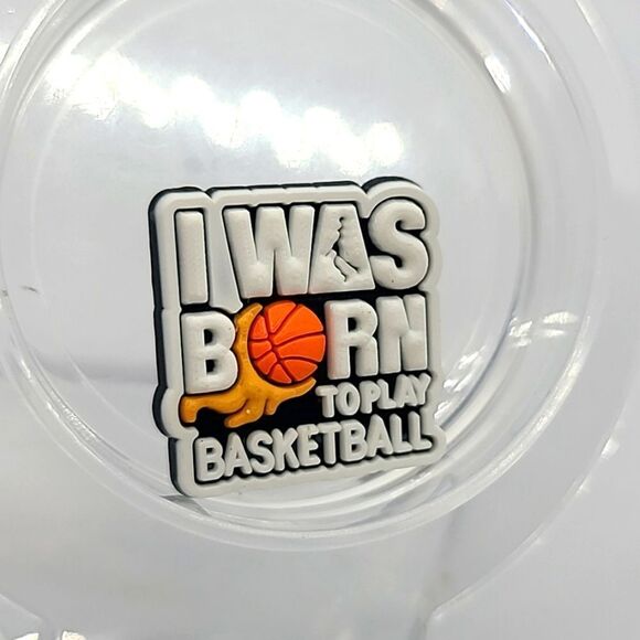 6/$20 Basketball 🏀 Hoops Croc Charm Shoe Jewelry Sports Ball Jibbitz Bogg Bag - Picture 2 of 6